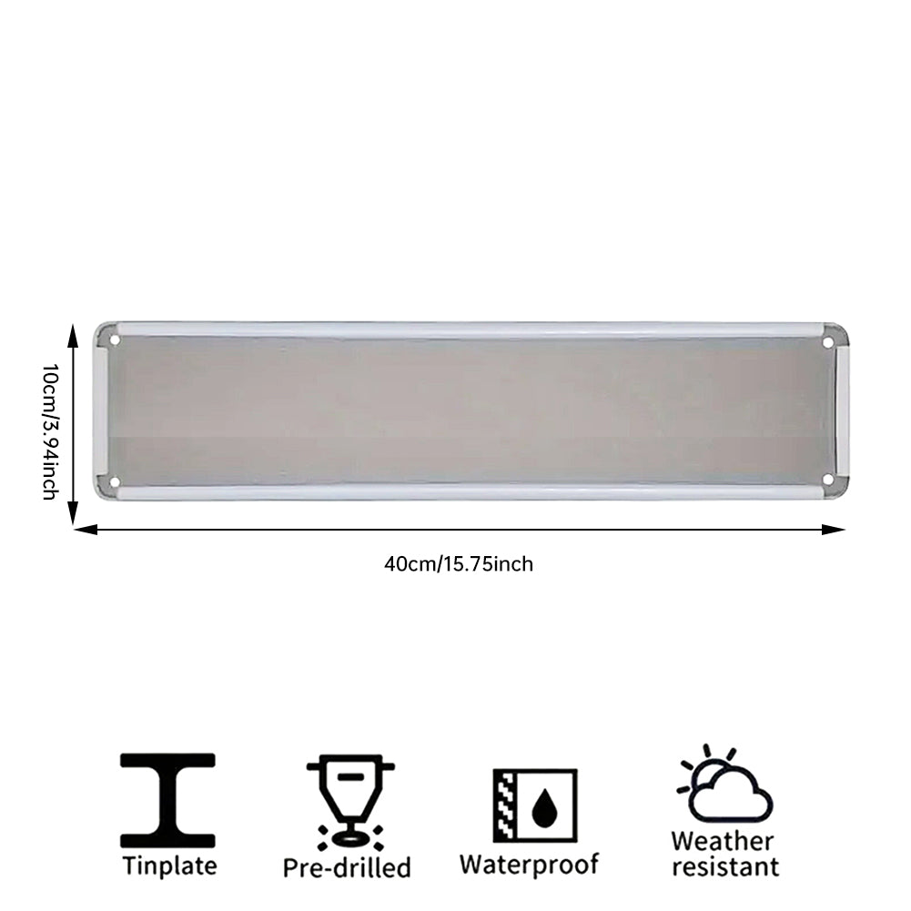 Love You, Bye – Vintage Metal Wall Sign