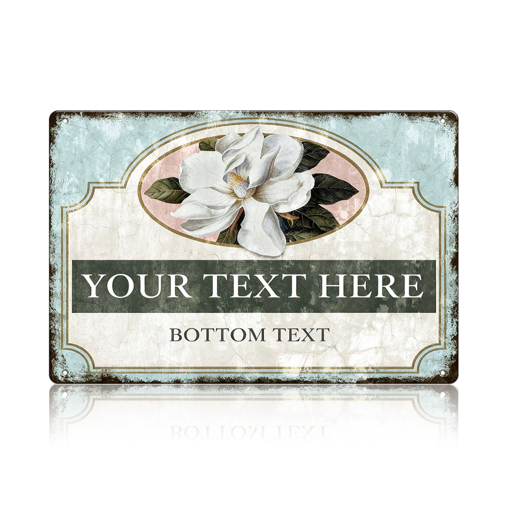 Custom Magnolia Garden Metal Sign - Seeyoo – seeyoo