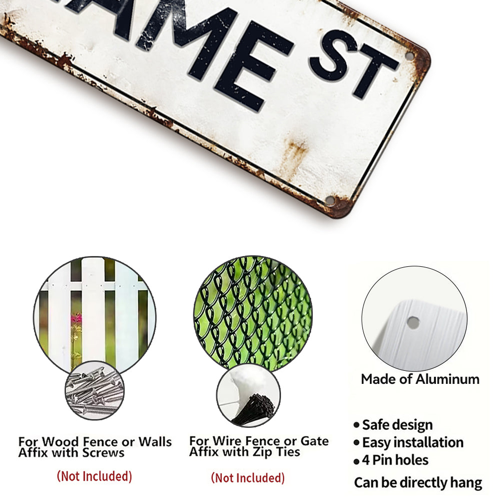 Custom Funny Spanglish Vintage Wall Decor - Your Name.st