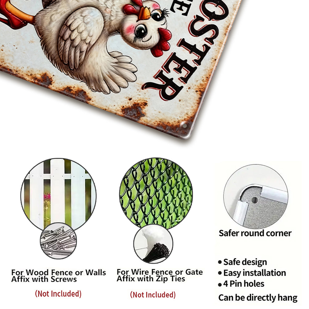 Farmhouse Couple Metal Sign