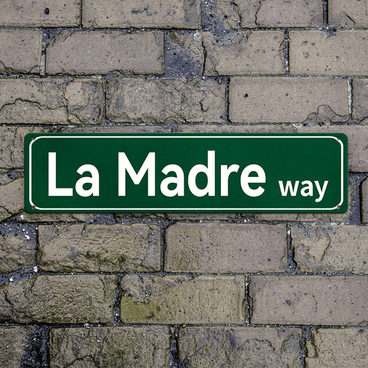 Funny Spanglish Vintage Wall Decor - La Madre.way