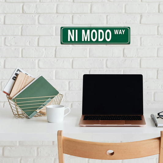 Funny Spanglish Vintage Wall Decor - NI MODO.way