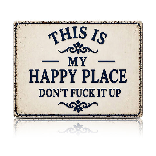Funny Garden Fence & Patio Decor - This Is My Custom Text Don’t Fuck It Up