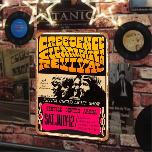 Creedence Clearwater Revival 1969 Seattle Concert