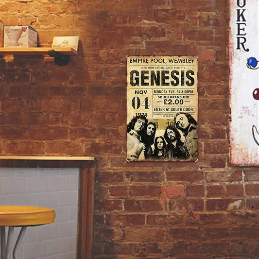 Genesis 1974 Wembley Concert Ticket