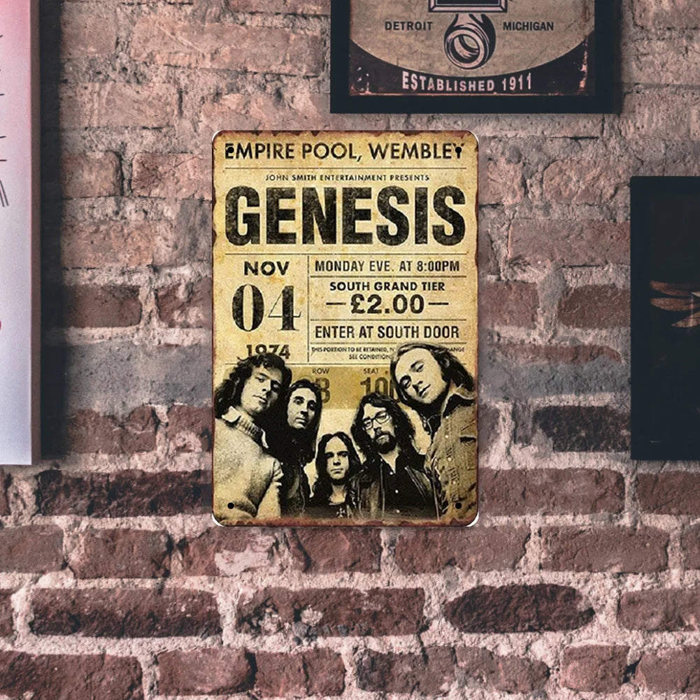 Genesis 1974 Wembley Concert Ticket