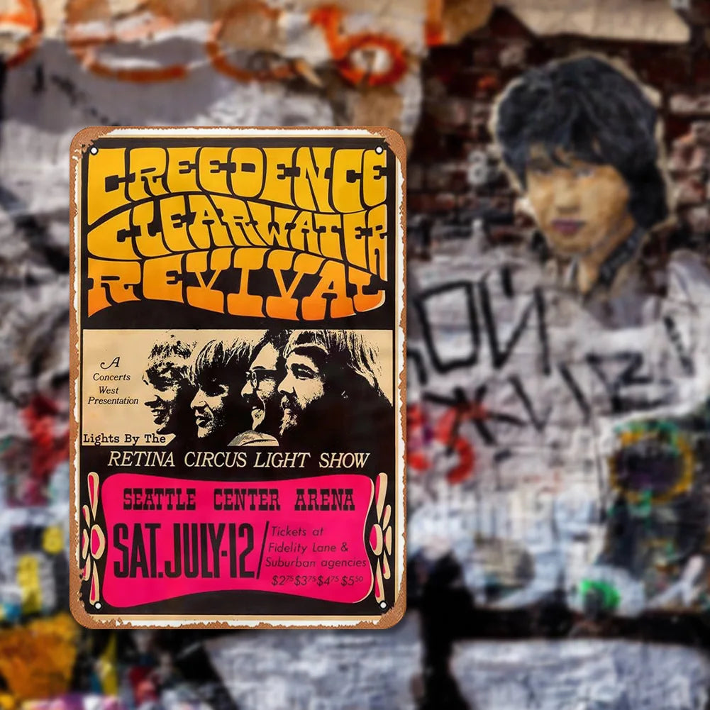 Creedence Clearwater Revival 1969 Seattle Concert