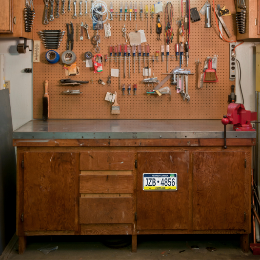 Pennsylvania JZB-4856 - Tin License Plate Sign(6*12Inch)