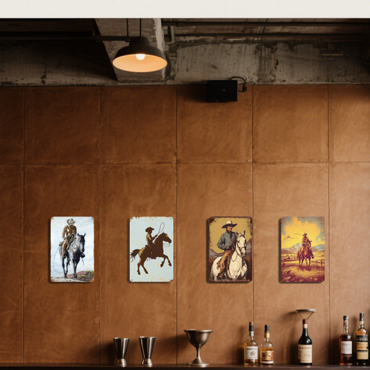 4PCs-Cowboy on Horseback