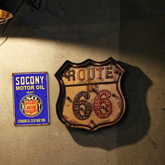 SOCONY Motor Oil Vintage Tin Sign