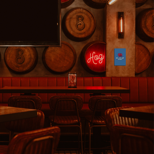 Delirium Tremens Pink Elephant Metal Sign