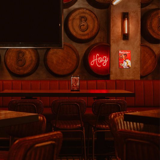 Budweiser “Where There’s Life” Vintage Metal Sign