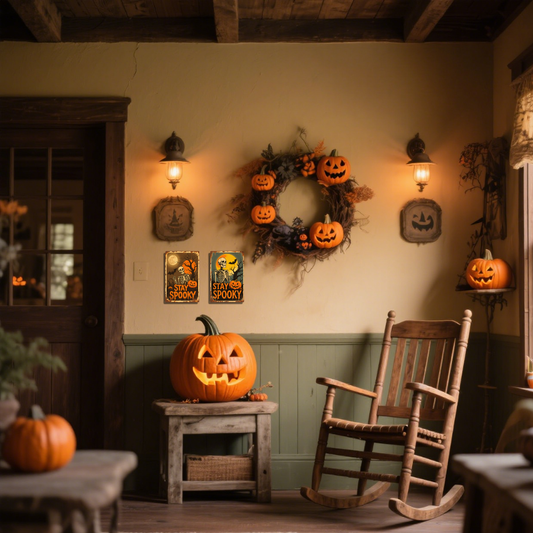 2pcs - Stay Spooky Blue Night & Autumn Moon