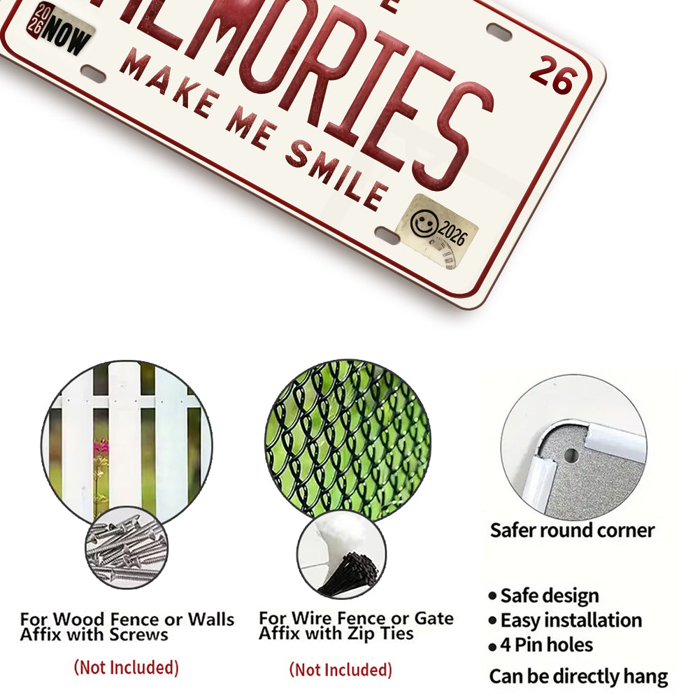 2pcs - 2026 Vintage License Plate Bundle