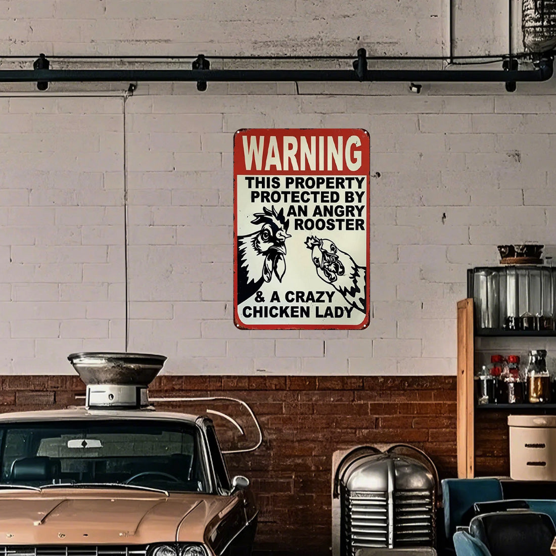 Crazy Chicken Lady Warning