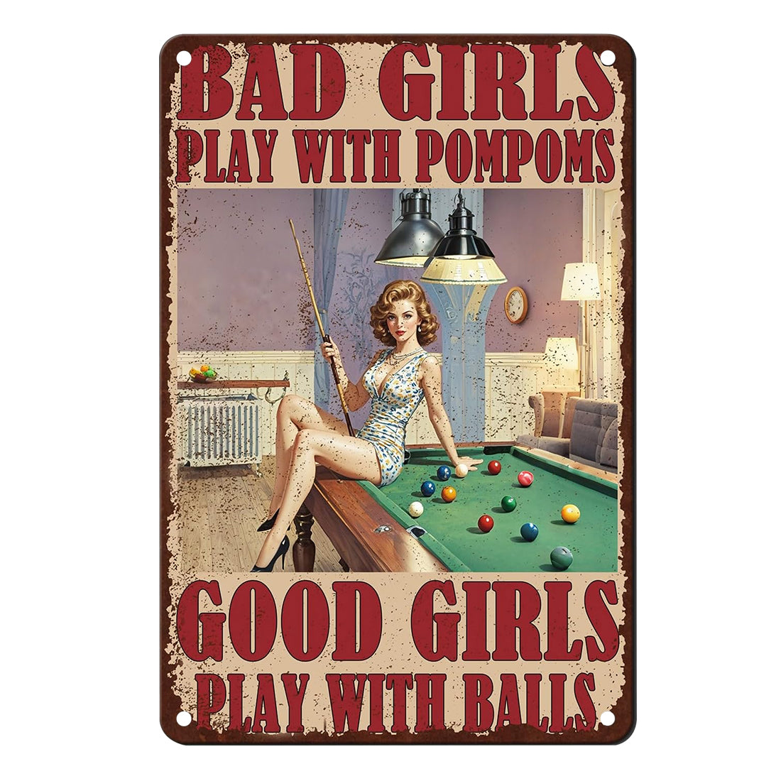 Bad Girls Play With Pompoms Good Girls Play With Balls