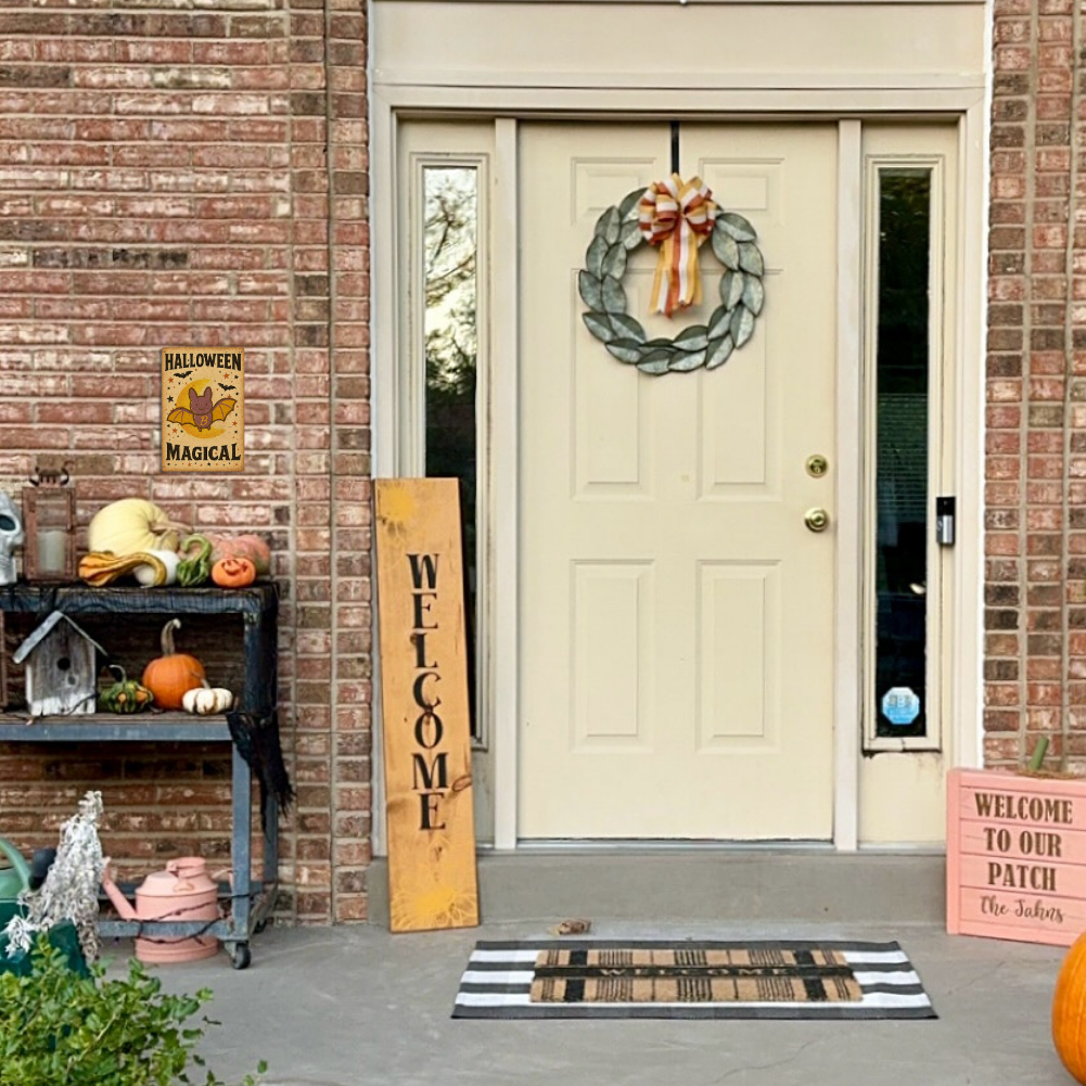 Halloween Magical – Cute Bat & Crescent Moon