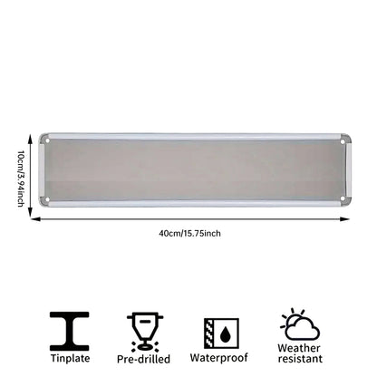 Love You, Bye – Vintage Metal Wall Sign