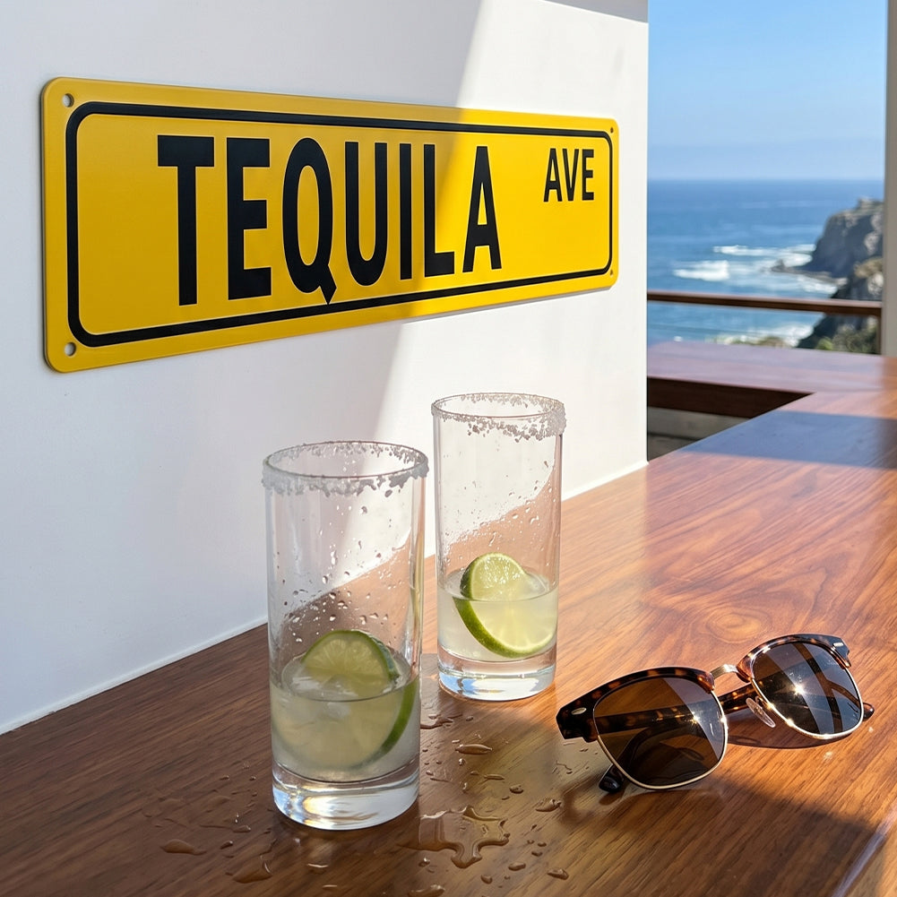 Outdoor Patio & Pool Bar Wall Decor - TEQUILA.way