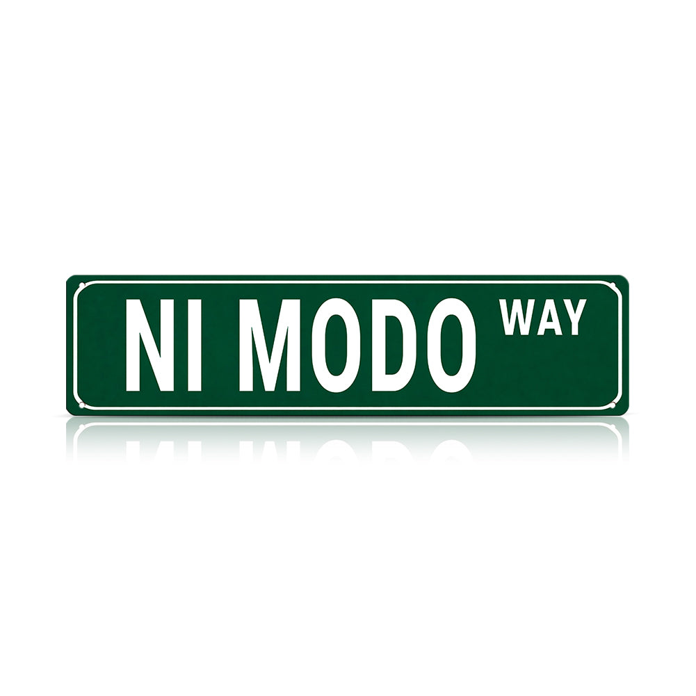 Funny Spanglish Vintage Wall Decor - NI MODO.way