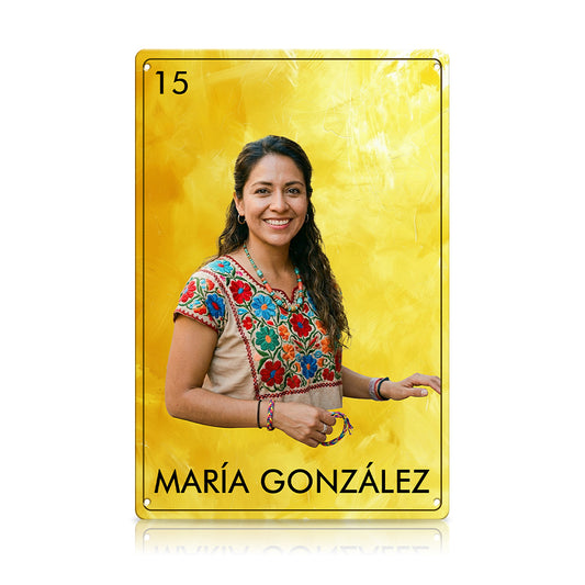 Custom Loteria Metal Sign