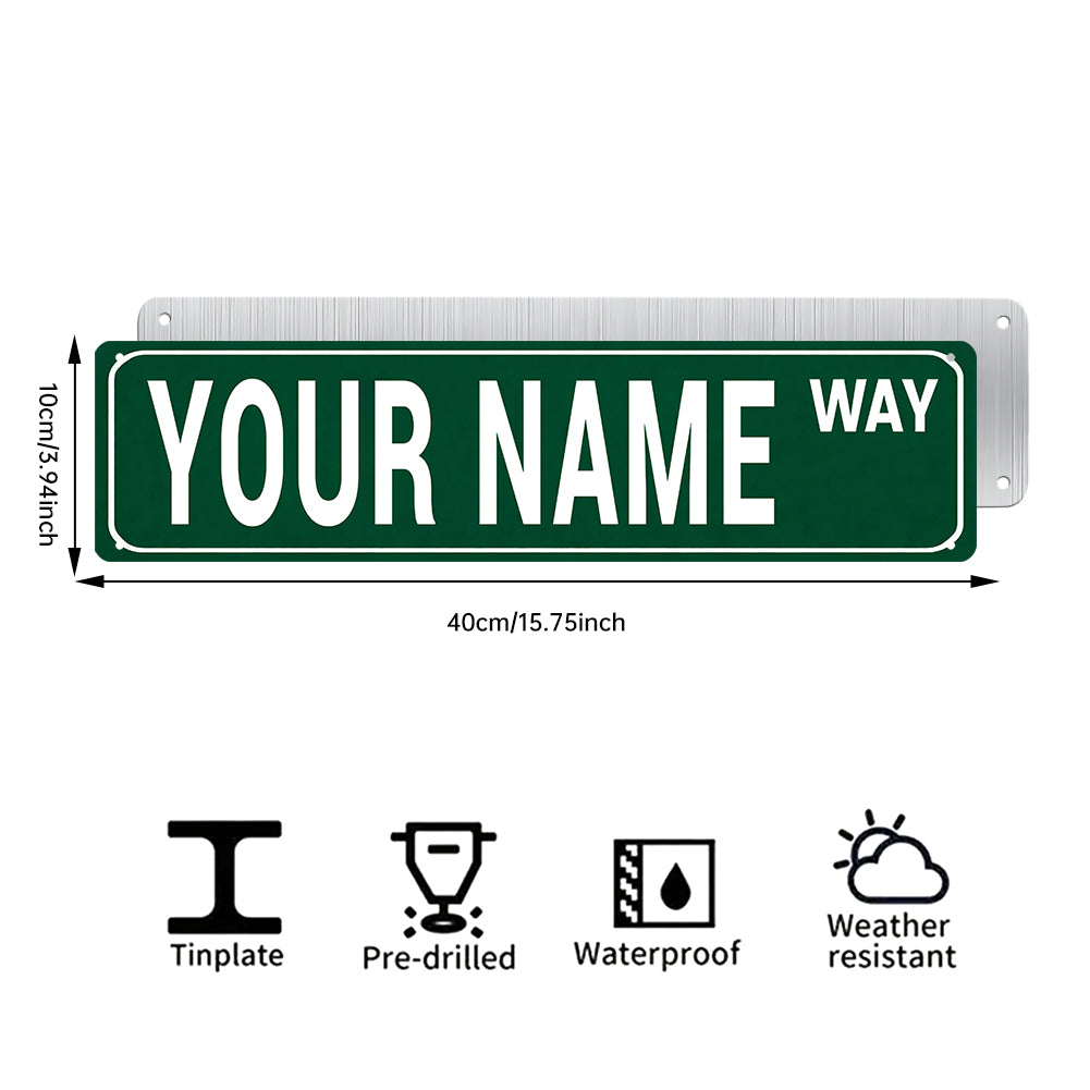 Custom Funny Spanglish Vintage Wall Decor - YOUR NAME.way