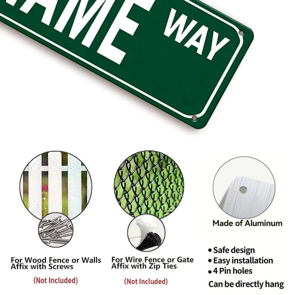 Custom Funny Spanglish Vintage Wall Decor - YOUR NAME.way