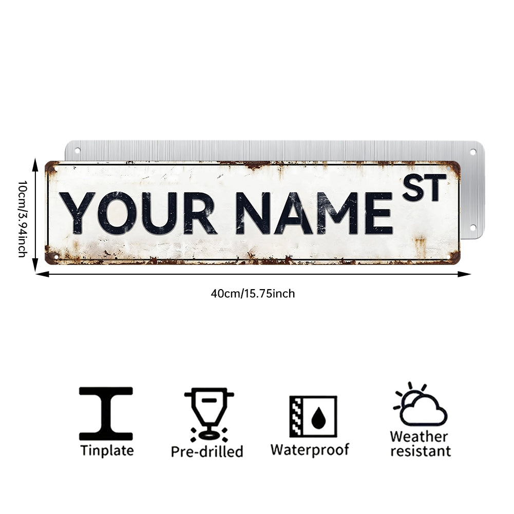 Custom Funny Spanglish Vintage Wall Decor - Your Name.st