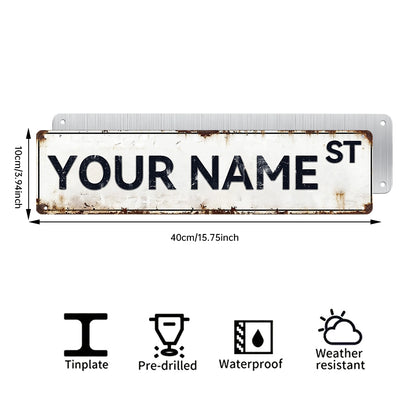 Custom Funny Spanglish Vintage Wall Decor - Your Name.st