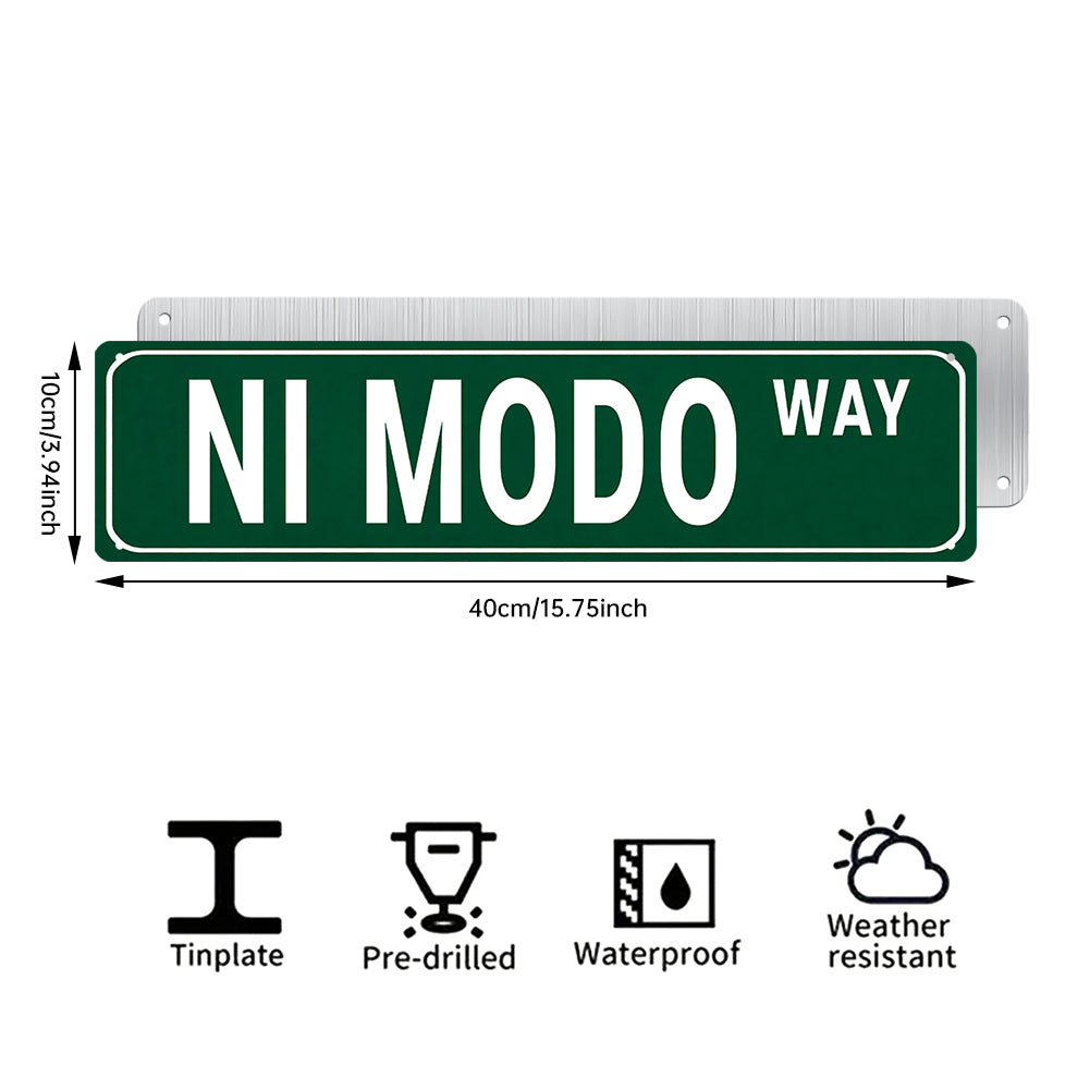 Funny Spanglish Vintage Wall Decor - NI MODO.way