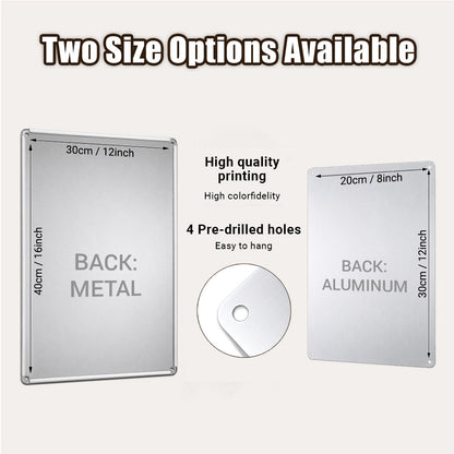 Funny F*ckers Metal Sign – Sarcastic Office & Man Cave Wall Decor