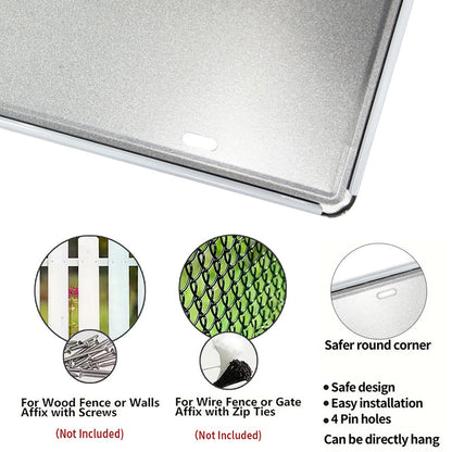 North Dakota B0BS611 - Tin License Plate Sign(6*12Inch)