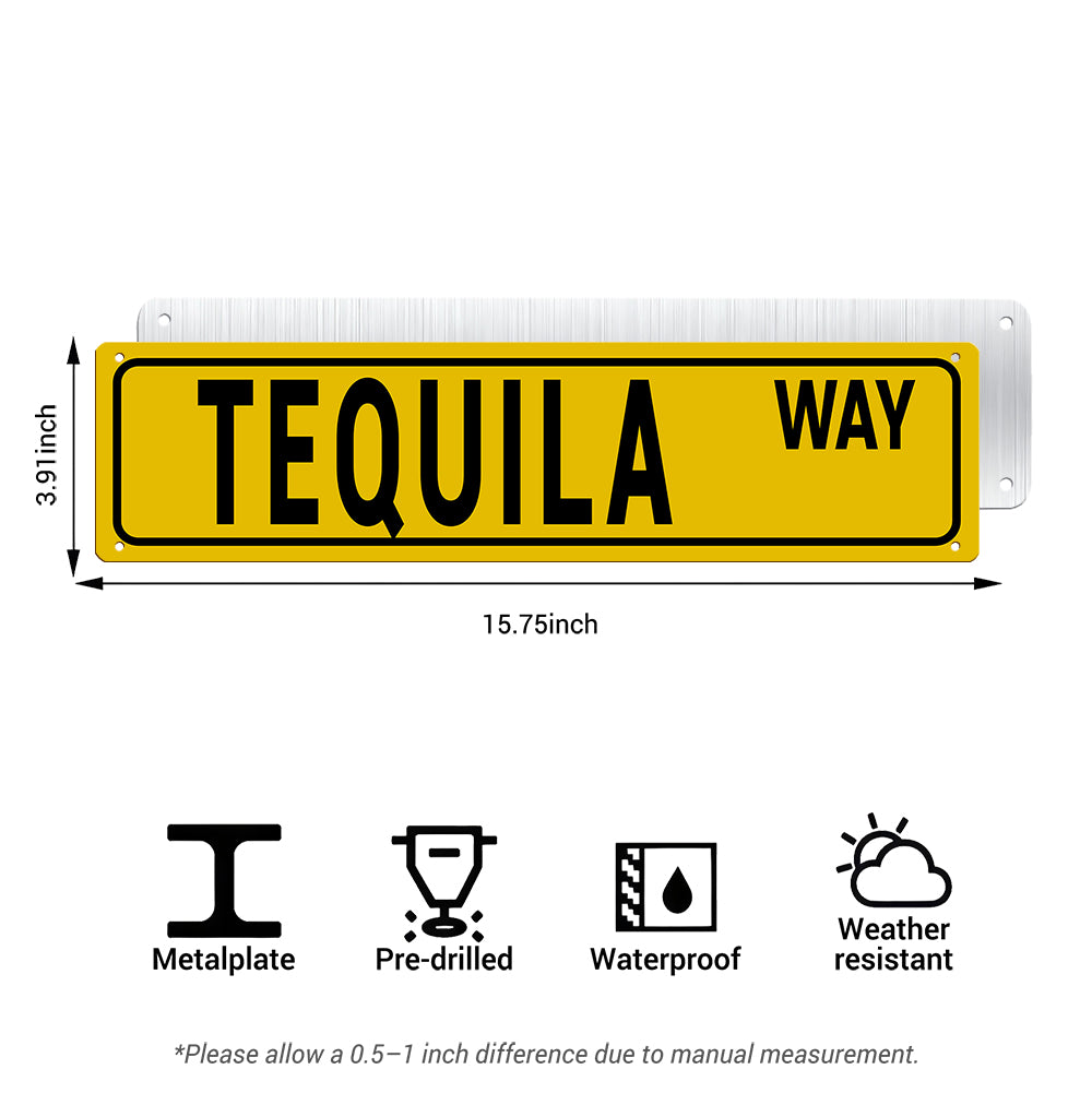 Outdoor Patio & Pool Bar Wall Decor - TEQUILA.way