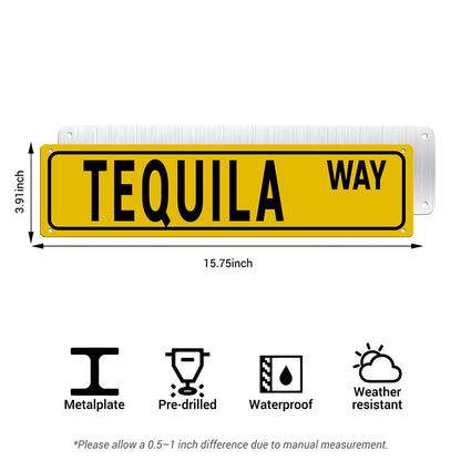 Outdoor Patio & Pool Bar Wall Decor - TEQUILA.way