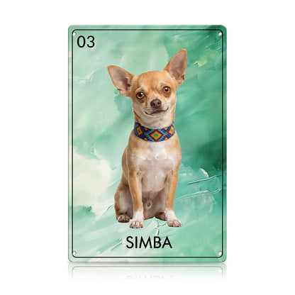Custom Loteria Metal Sign