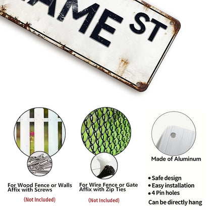 Custom Funny Spanglish Vintage Wall Decor - Your Name.st
