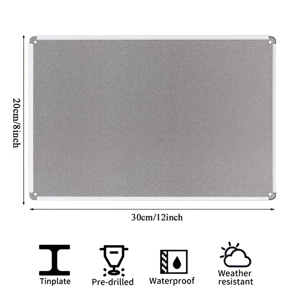 Custom Metals - 12*8Inch