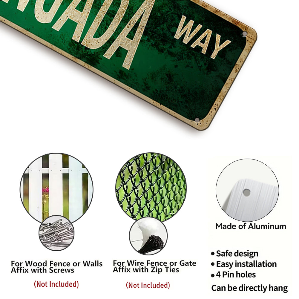 Funny Spanglish Vintage Wall Decor - A La Chingada.way
