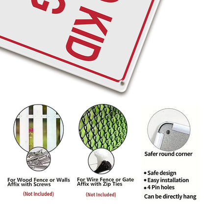 Funny Spanglish Meme – No Sabo Kid Parking Metal Sign