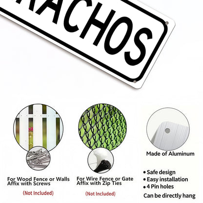 Funny Spanish Bar Street Sign Decor – Callejón de Los Borrachos Metal Sign