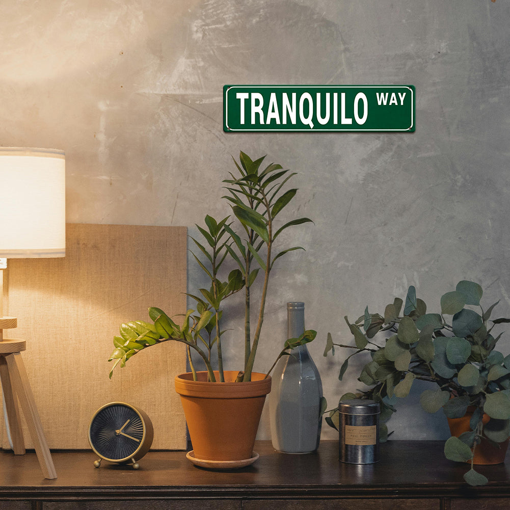Funny Spanglish Vintage Wall Decor - TRANQUILO.way