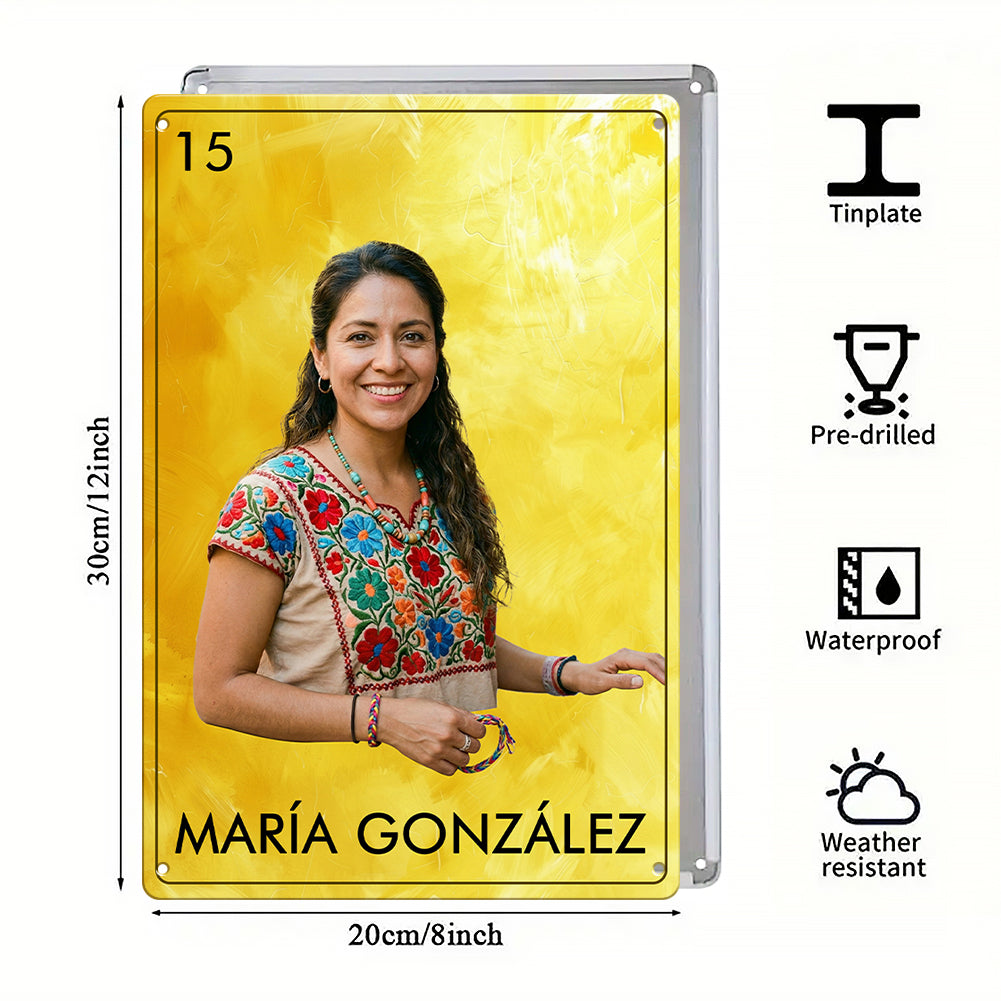 Custom Loteria Metal Sign