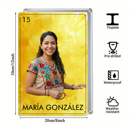 Custom Loteria Metal Sign