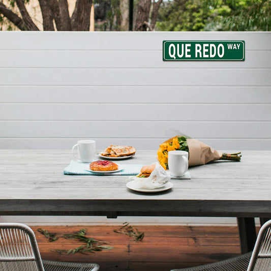 Funny Spanglish Vintage Wall Decor - QUE REDO.way