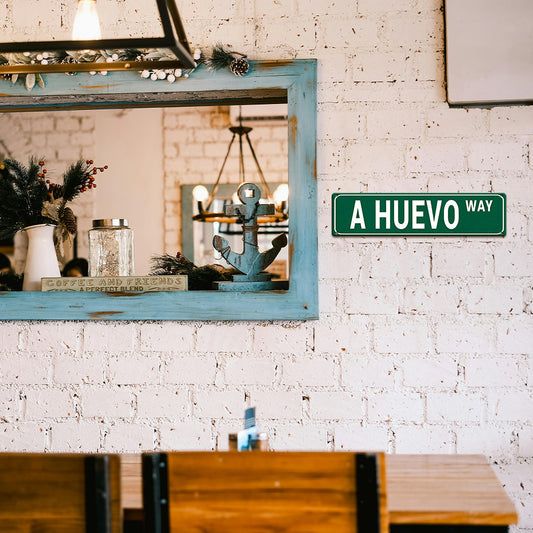Funny Spanglish Vintage Wall Decor - A HUEVO.way