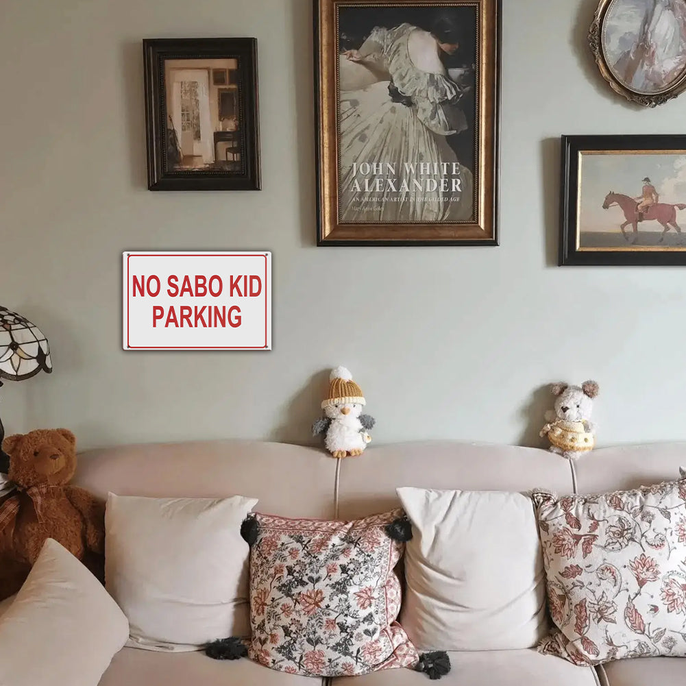Funny Spanglish Meme – No Sabo Kid Parking Metal Sign
