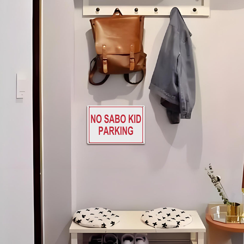 Funny Spanglish Meme – No Sabo Kid Parking Metal Sign