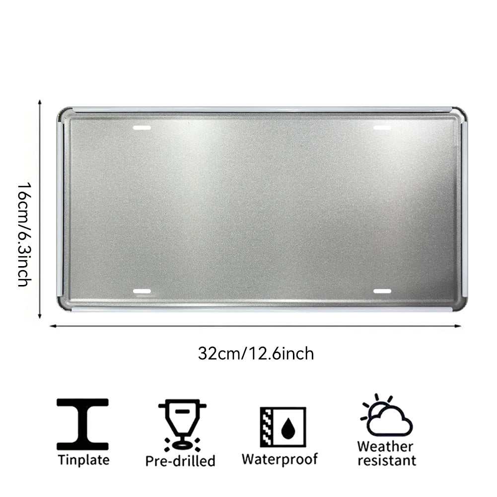 Nebraska 21-J735 - Tin License Plate Sign(6*12Inch)