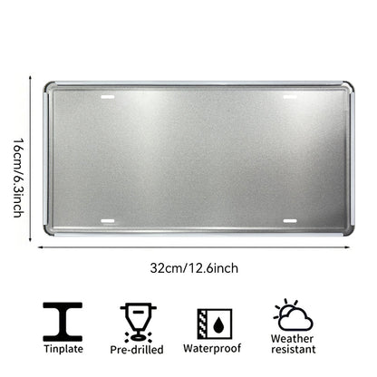 Ohio DCZ 2954 - Tin License Plate Sign(6*12Inch)