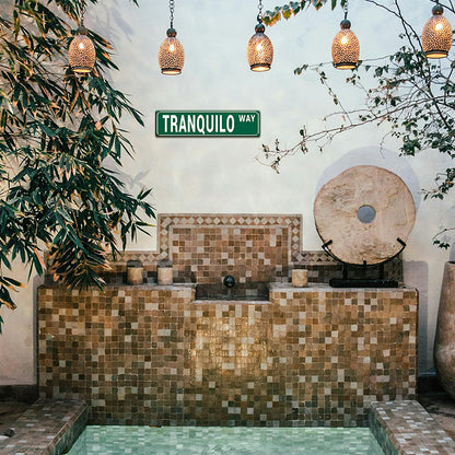 Funny Spanglish Vintage Wall Decor - TRANQUILO.way